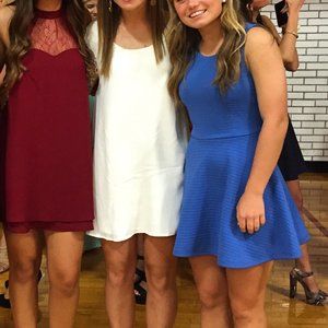 Lovers + Friends White Mini Dress